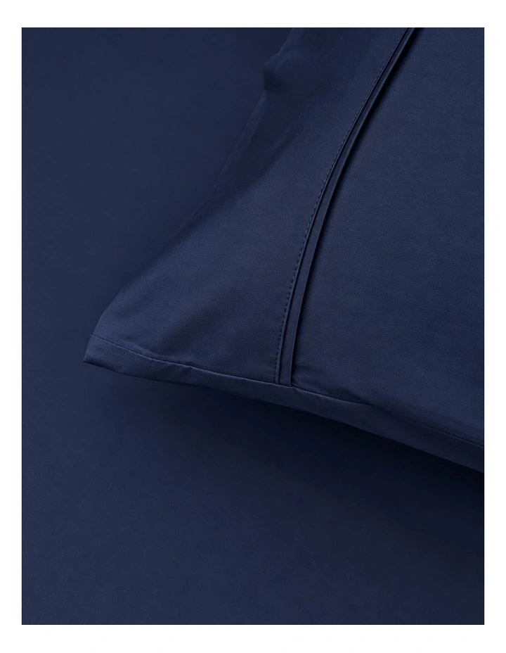 Accessorize 50cm Flex Fit Bamboo cotton Mega Sheet Set Navy image 2