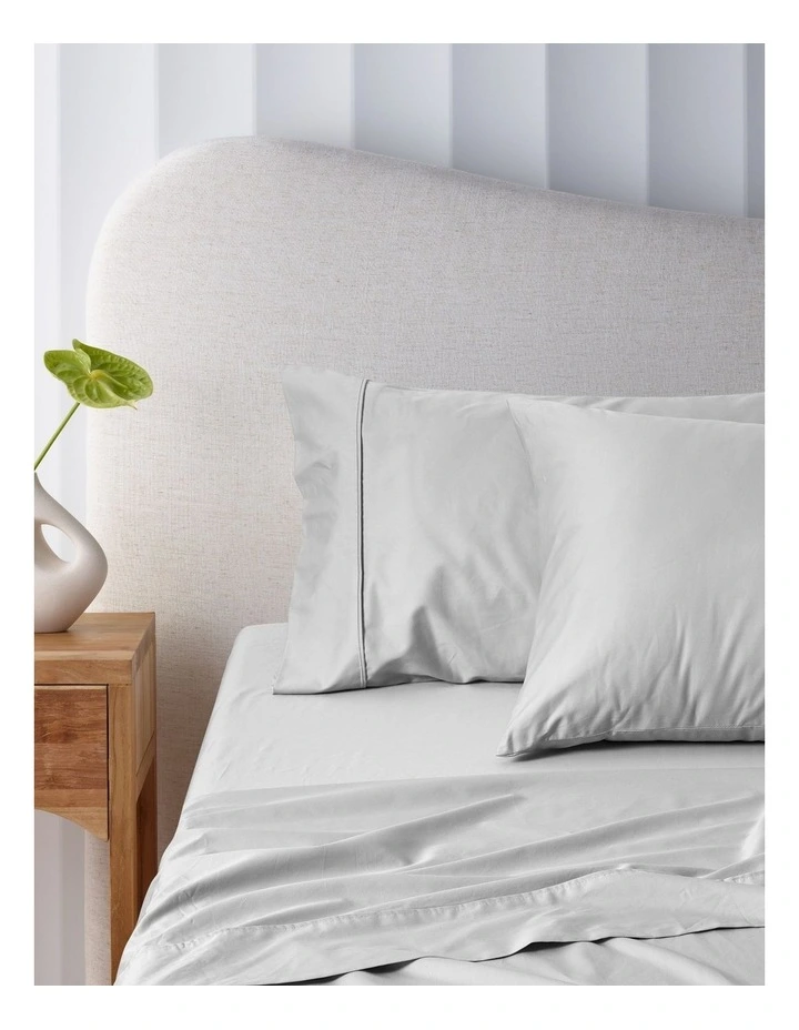Accessorize 50cm Flex Fit Bamboo cotton Mega Sheet Set Grey image 1