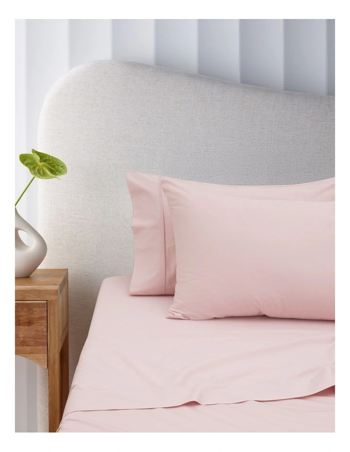 Accessorize 50cm Flex Fit Bamboo cotton Mega Sheet Set Blush image 1