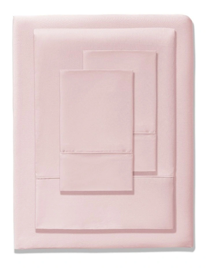 Accessorize 50cm Flex Fit Bamboo cotton Mega Sheet Set Blush image 3