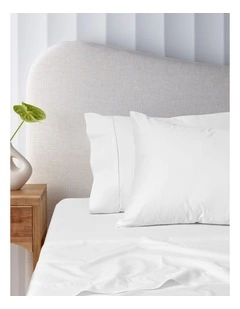 Accessorize 50cm Flex Fit Bamboo cotton Mega Sheet Set White