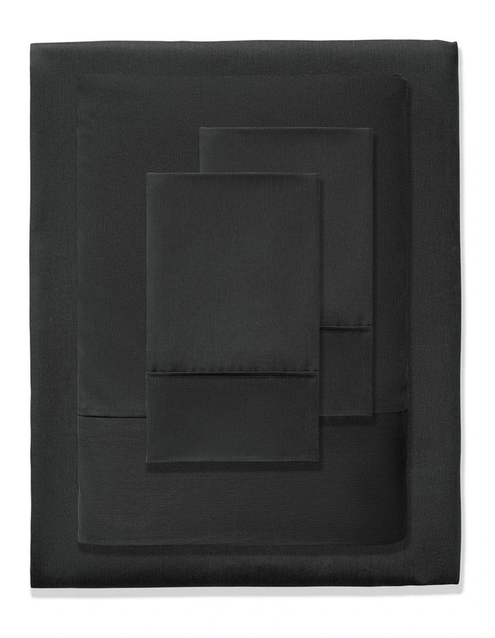Accessorize 50cm Flex Fit Bamboo cotton Mega Sheet Set Charcoal image 3