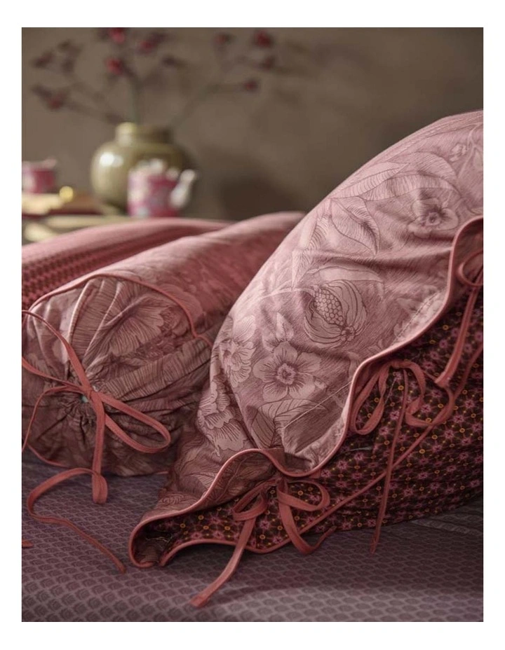 Pip Studio Casa Dei Fiori Terra Cotton Quilt Cover Set image 2