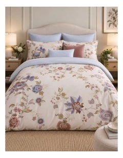 Pip Studio Cece Fiore White Cotton Quilt Cover Set