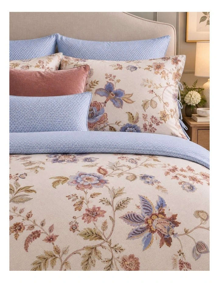 Pip Studio Cece Fiore White Cotton Quilt Cover Set image 2