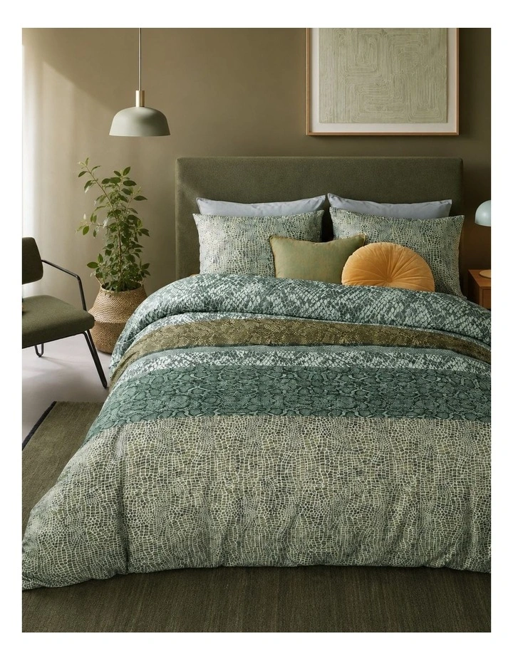 Bedding House Skin Green Quilt Cover Set image 1