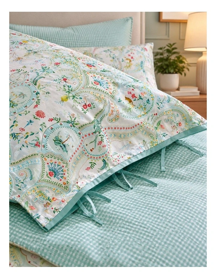 Pip Studio Curious Animals White Cotton Quilt Cover Set image 2
