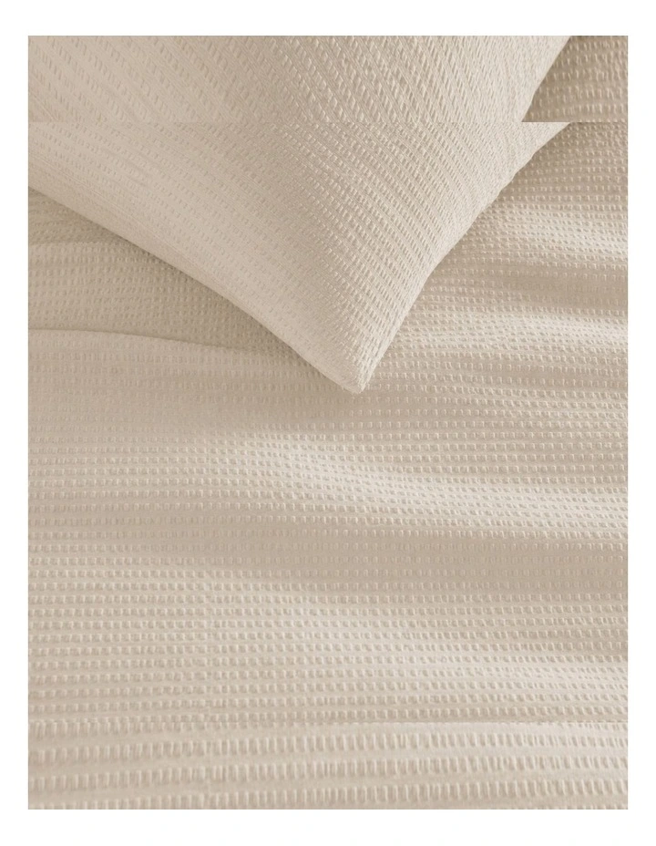 Bedding House Sand Cotton Seersucker Quilt Cover Set image 2