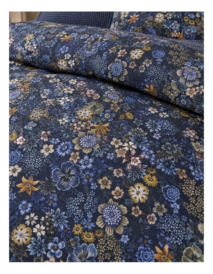 Pip Studio Tutti i Fiori Dark Blue Quilt Cover Set image 2