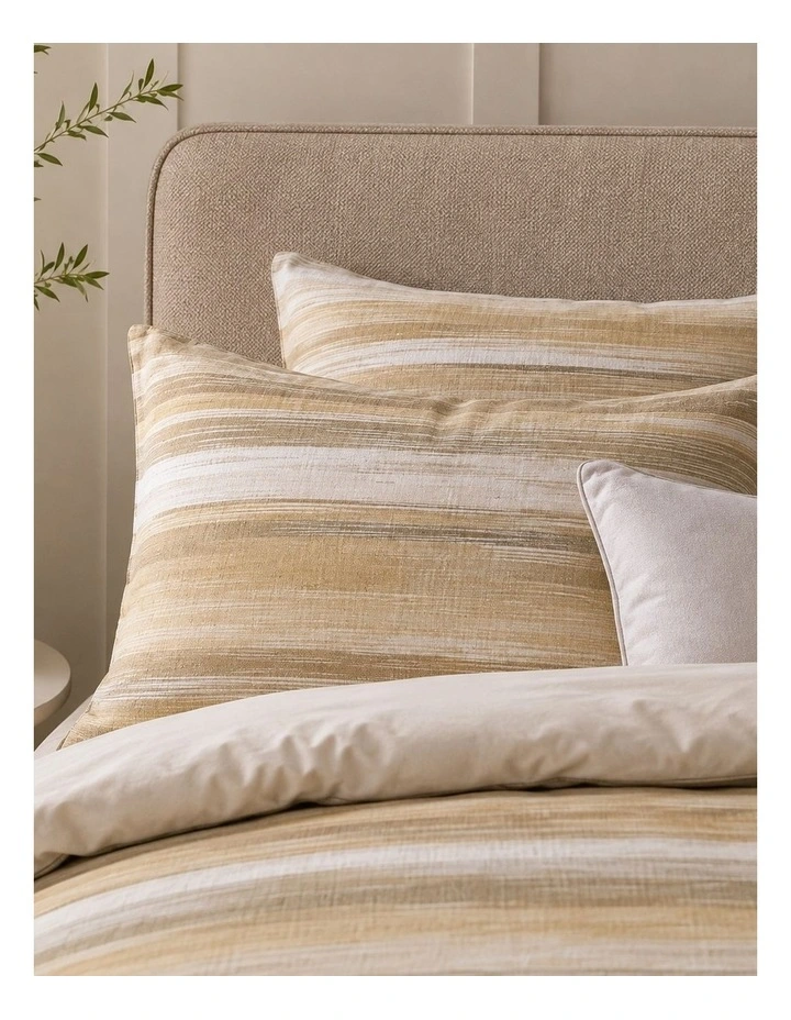 Bedding House Elie Natural Quilt Cover Set image 2