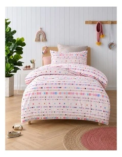 Happy Kids Swifty Cotton Quilt Cover Set
