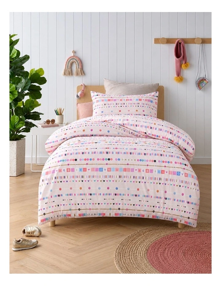 Happy Kids Swifty Cotton Quilt Cover Set image 1