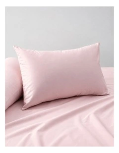 Accessorize Bamboo Cotton Standard Pillowcase Pair Blush