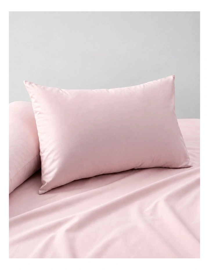 Accessorize Bamboo Cotton Standard Pillowcase Pair Blush image 1