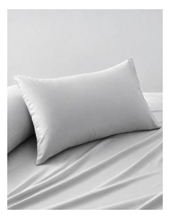 Accessorize Bamboo Cotton Standard Pillowcase Pair Grey