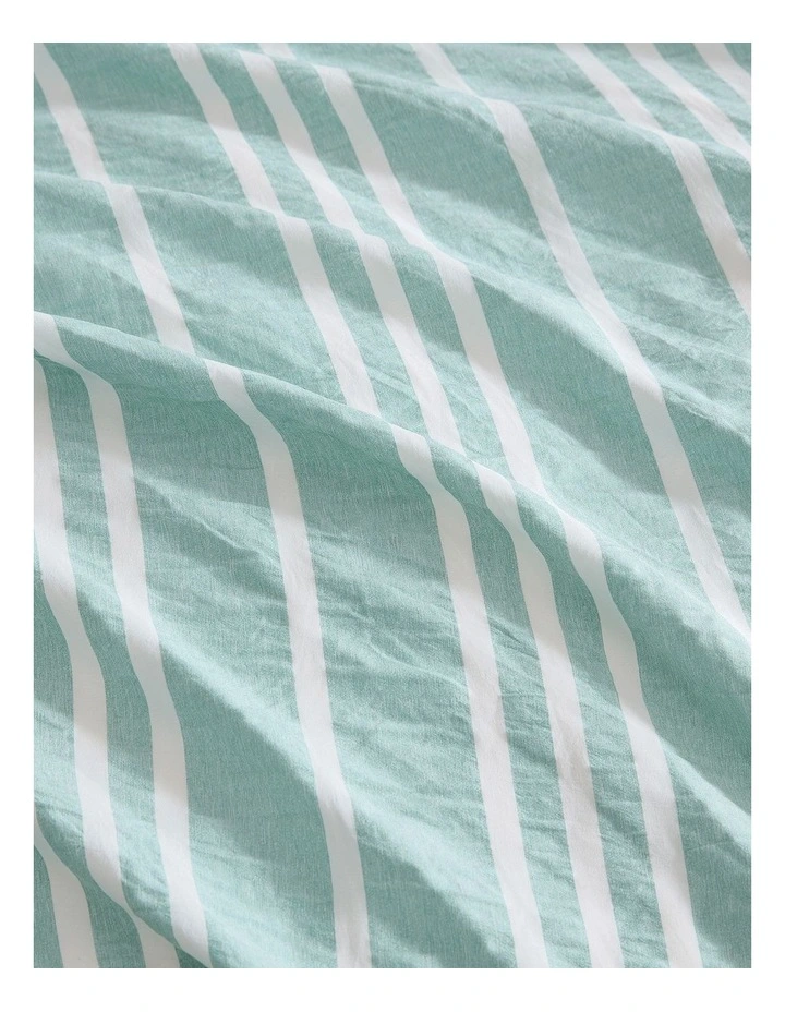 Flynn Quilt Cover Set Blue image 2