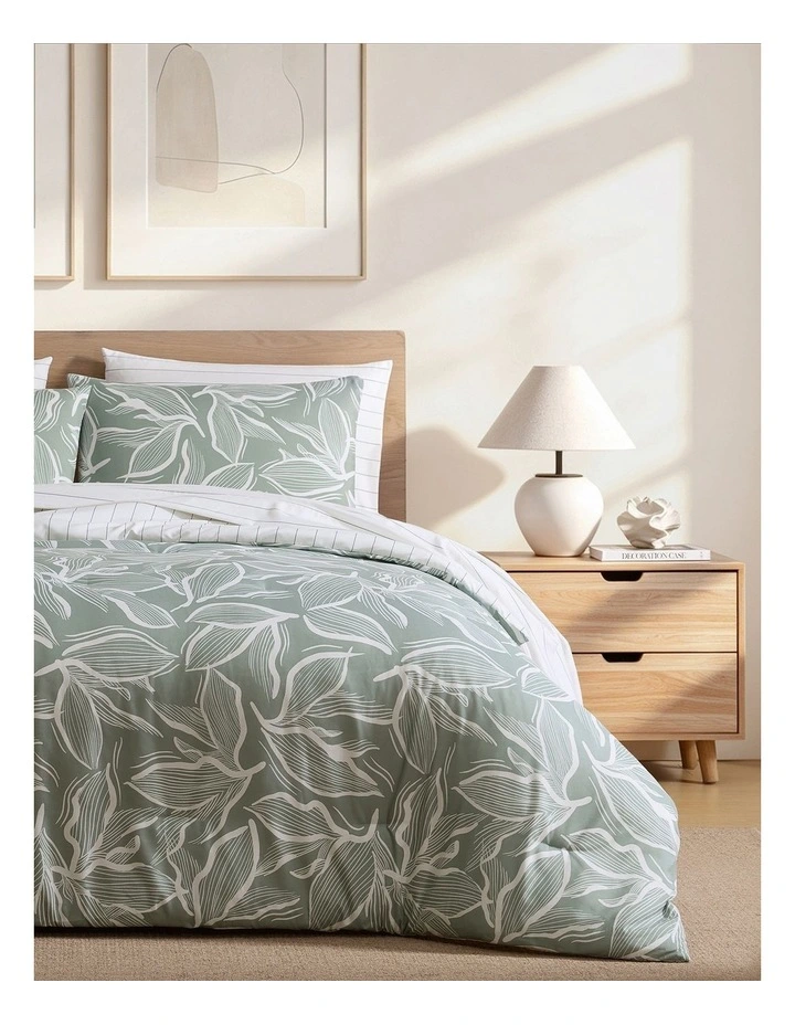 Toa Quilt Cover Set Seafoam image 1