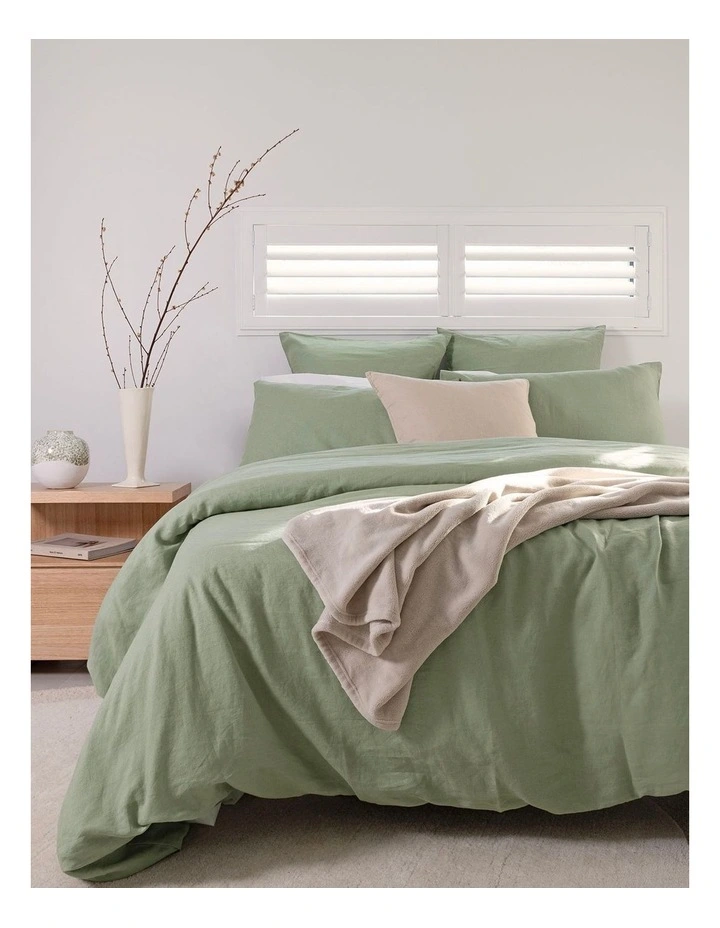 Linen Quilt Cover Set image 1