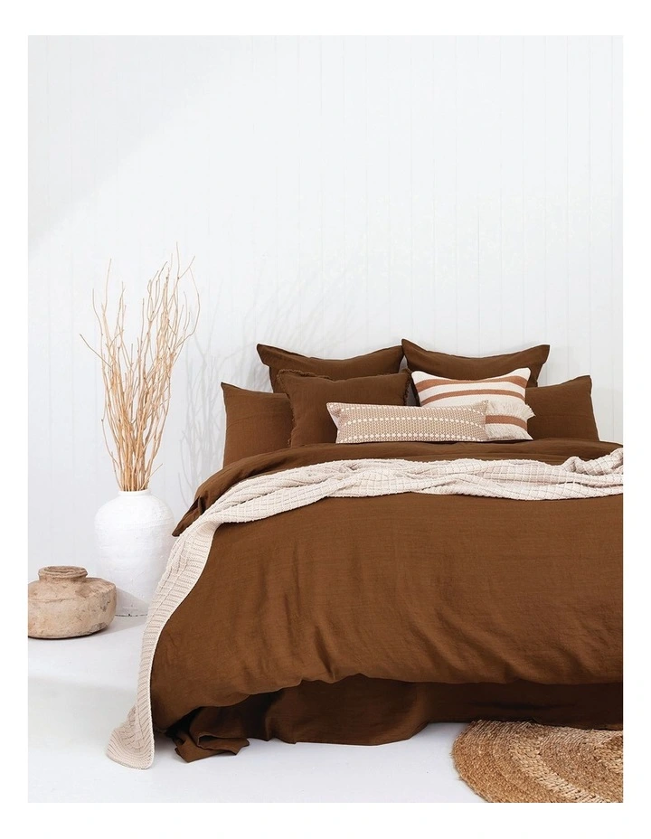 Linen Quilt Cover Set image 1