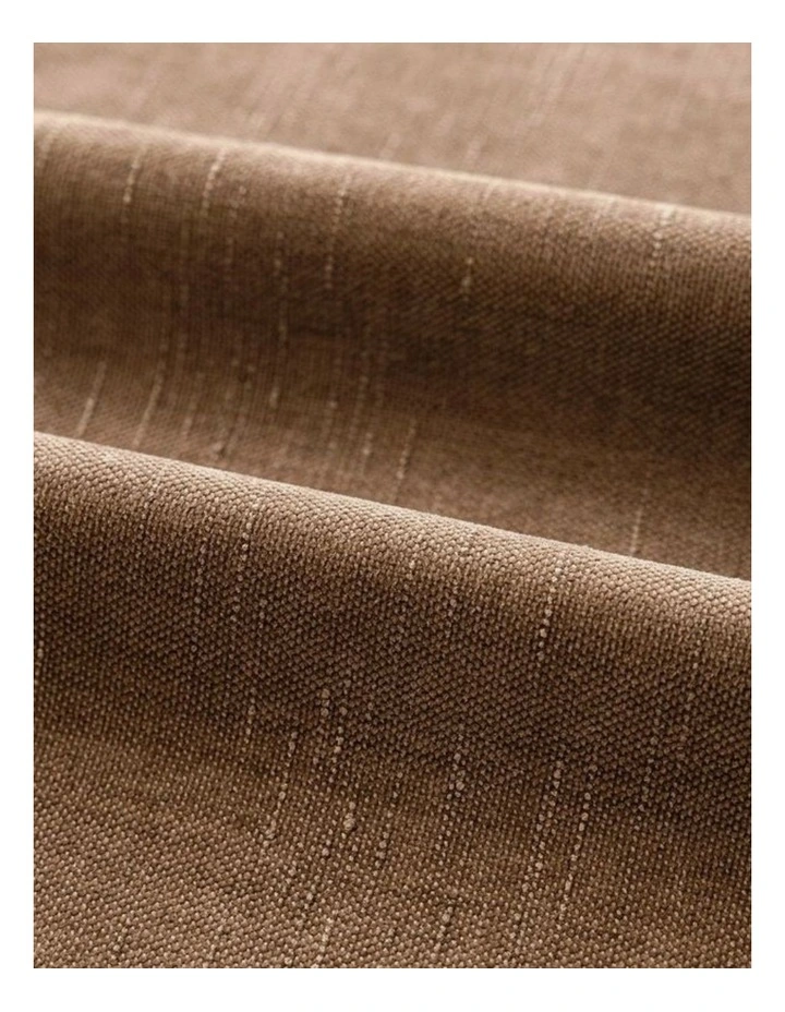 GIOIA CASA Chenille Haze European Pillowcases in Mocha Mousse 2 Pack 65x65cm image 3