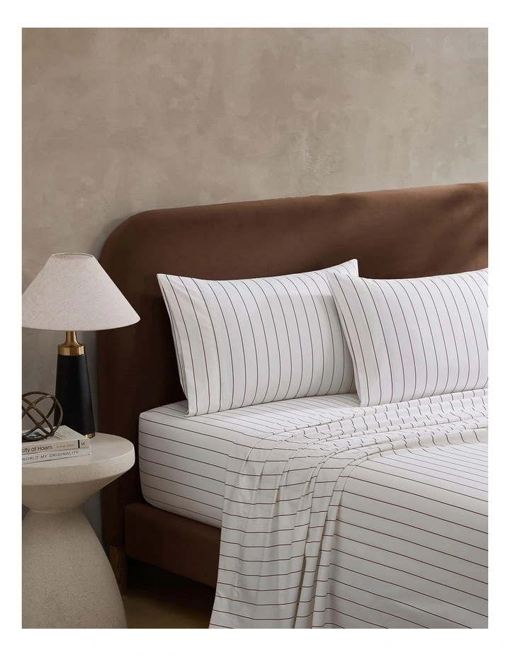 Chateau Printed Sheet Set In Mahogany image 1