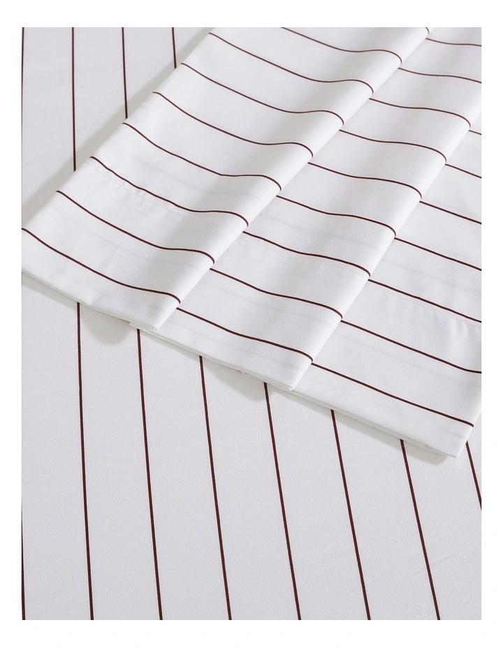 Chateau Printed Sheet Set In Mahogany image 2