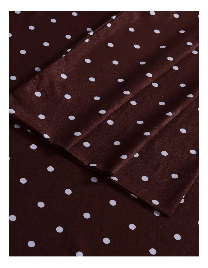 Dotti Printed Sheet Set In Mahogany image 2