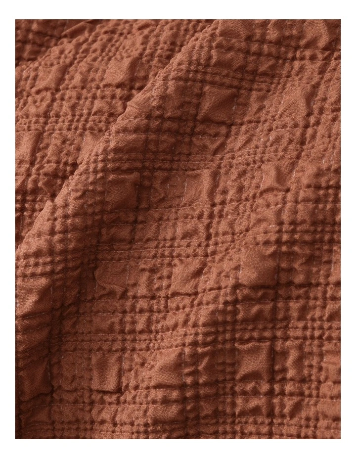 Accessorize Augusta Quilt Cover Set Terracotta image 2