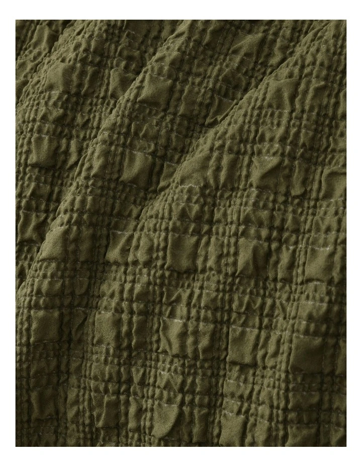Accessorize Augusta Quilt Cover Set Olive image 2