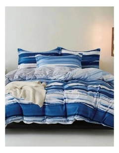CleverPolly Ethan Reversible Printed Microfibre Quilt Cover Set