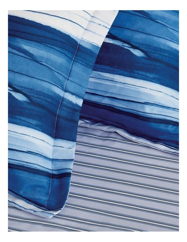 CleverPolly Ethan Reversible Printed Microfibre Quilt Cover Set image 4