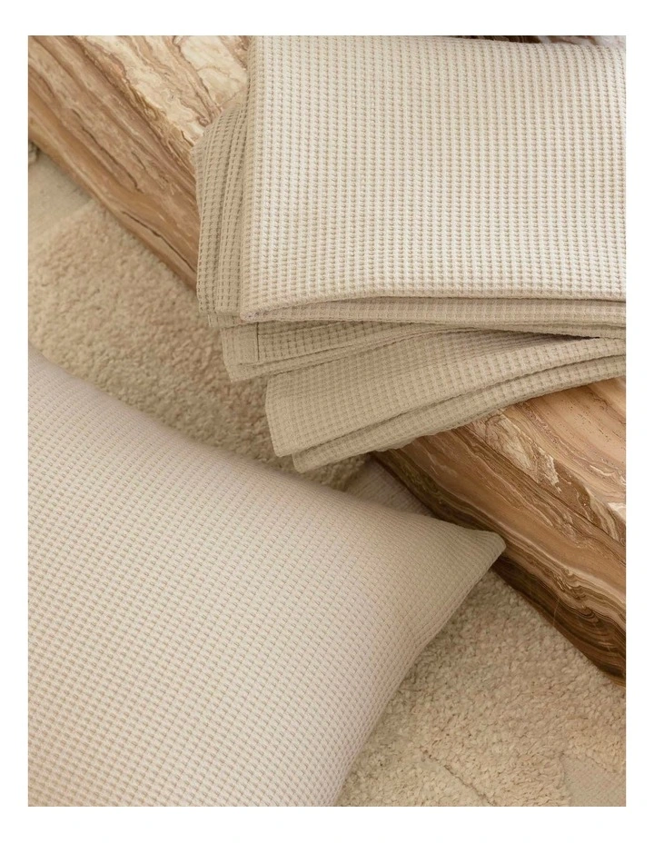 Milo Waffle Square Cushion image 3