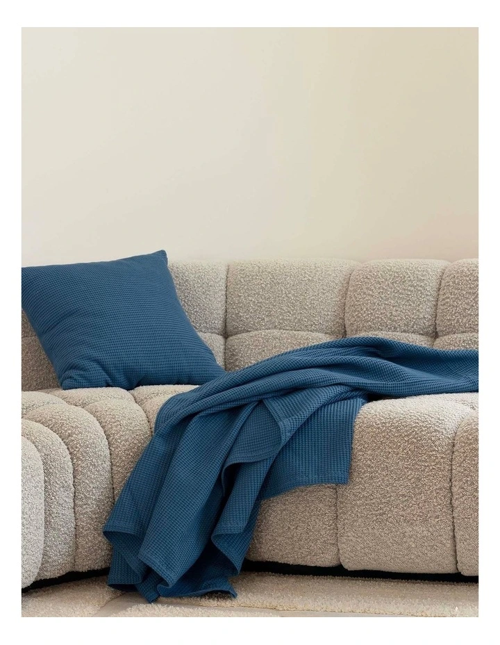 Milo Waffle Square Cushion image 2