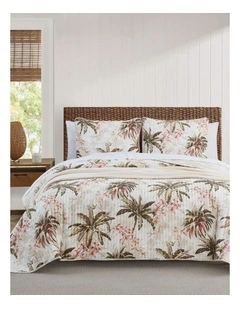 Bonny Cove Coverlet Set Coconut Queen