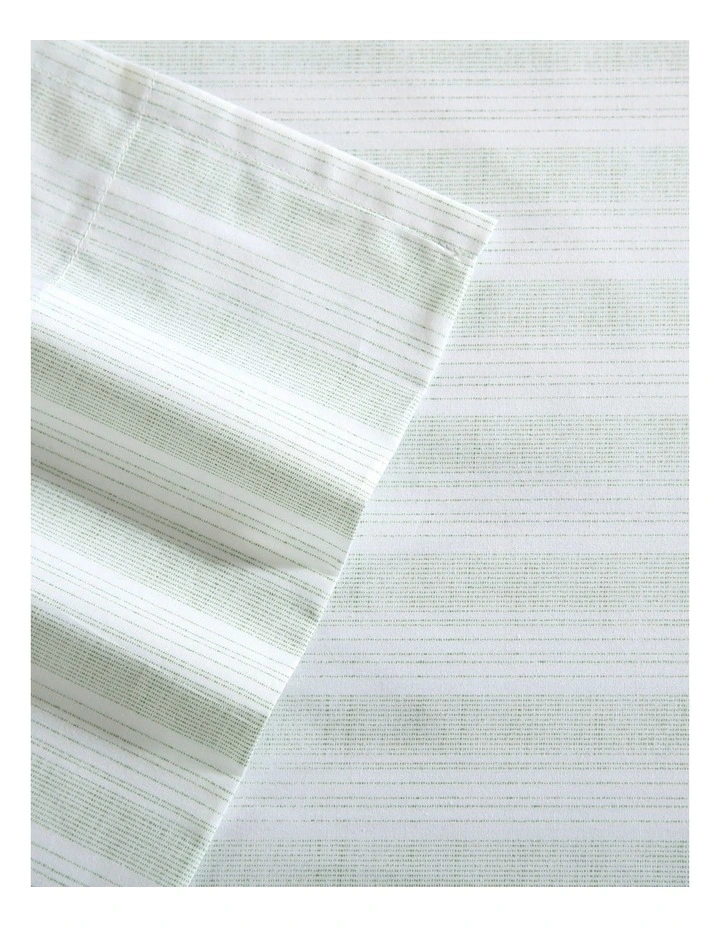 Maldive Stripe Sheet Set Green Queen image 2