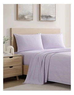 Finley Stripe Sheet Set Periwinkle Single