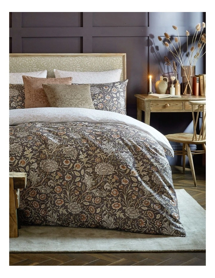 Double Bough Quilt Cover Set Heather Queen image 1