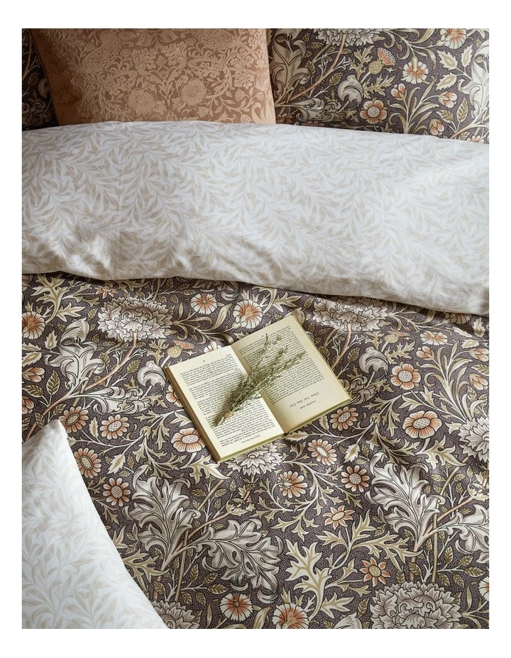 Double Bough Quilt Cover Set Heather Queen image 4