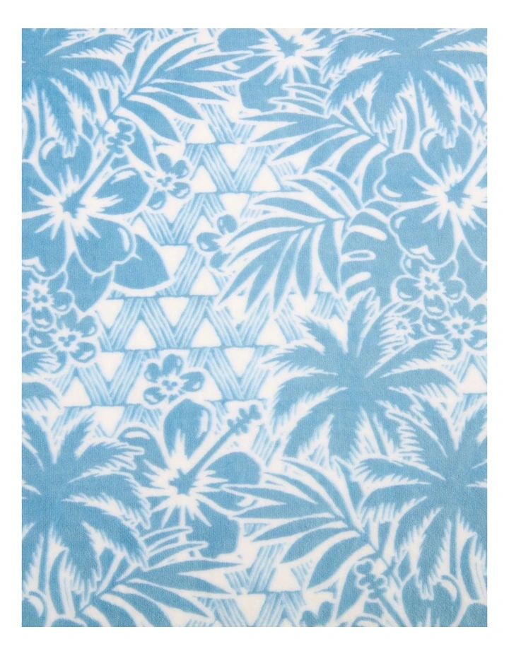 Lanikai Fronds Throw Medium Blue 152x178cm image 4