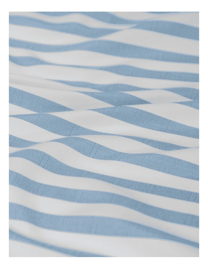 Frankie Stripe Sheet Set Blue King image 2