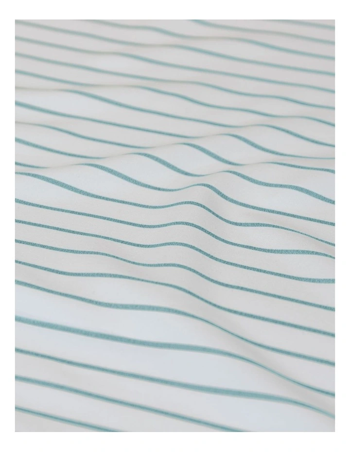Frankie Stripe Sheet Set Blue King image 3