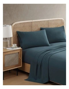 Vintage Washed Sheet Set Navy King