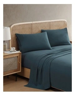 Vintage Washed Sheet Set Navy King