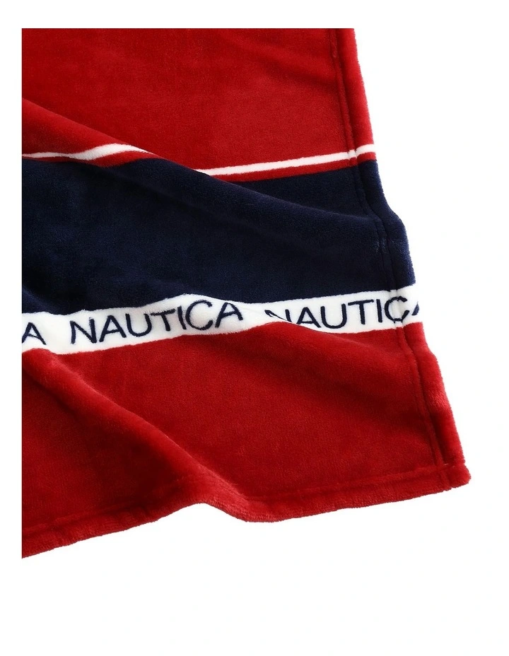 Bellecastle Blanket Navy/Red Queen image 3
