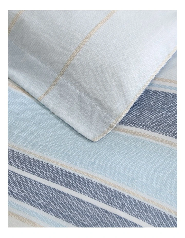 Serenity Quilt Cover Set Blue King image 3