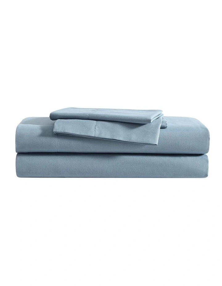 Australia's Softest Sheet Set Blue Double image 3