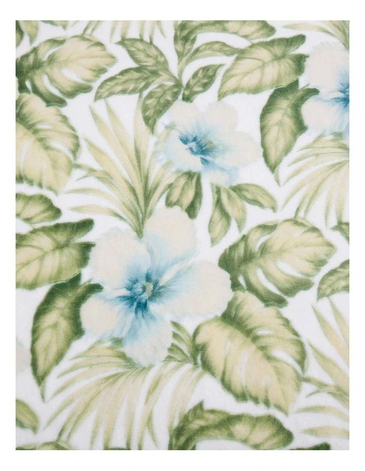 Alba Botanical Throw Pale Blue 152x178cm image 4
