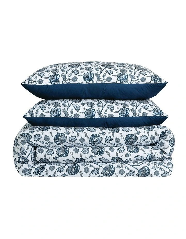 Floral Bay 10pce Biab Set Tidal Blue/Navy Queen image 2