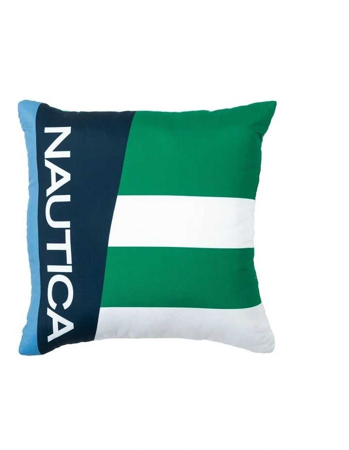 Massimo Decorative Cushion Navy/Pepper Green 45x45cm image 2