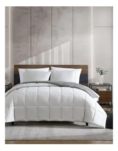 Solutions 3pc Comforter Set Grey Queen/King